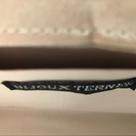 🎄Bijoux Terner  Vintage Satin Cream Evening Bag - Picture 5 of 7